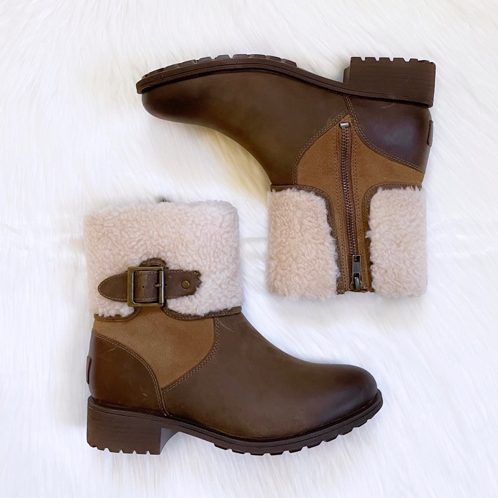 UGG Elings Chestnut Waterproof Boots - Picture 2 of 9